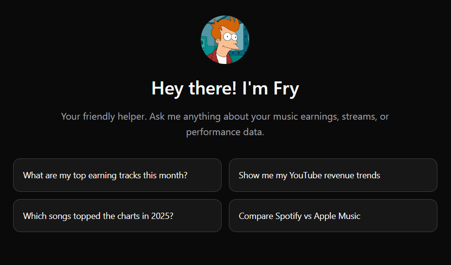 Fry AI assistant inside the Fatstep dashboard